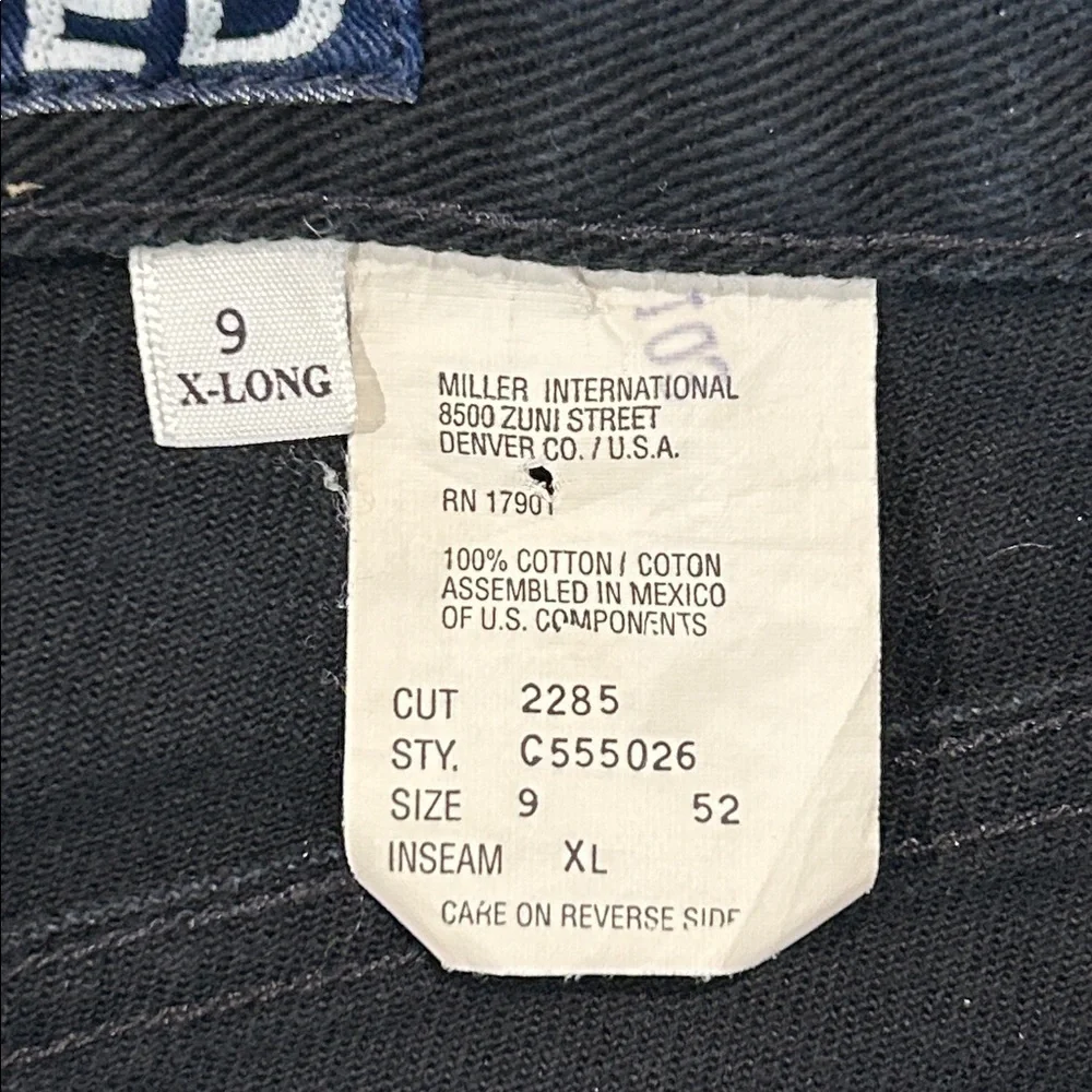Cruel Girl relaxed black cowgirl western jeans size 9 X-Long extra tall